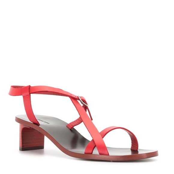 Anine Bing Shoes - ANINE BING Remi strappy sandal in red